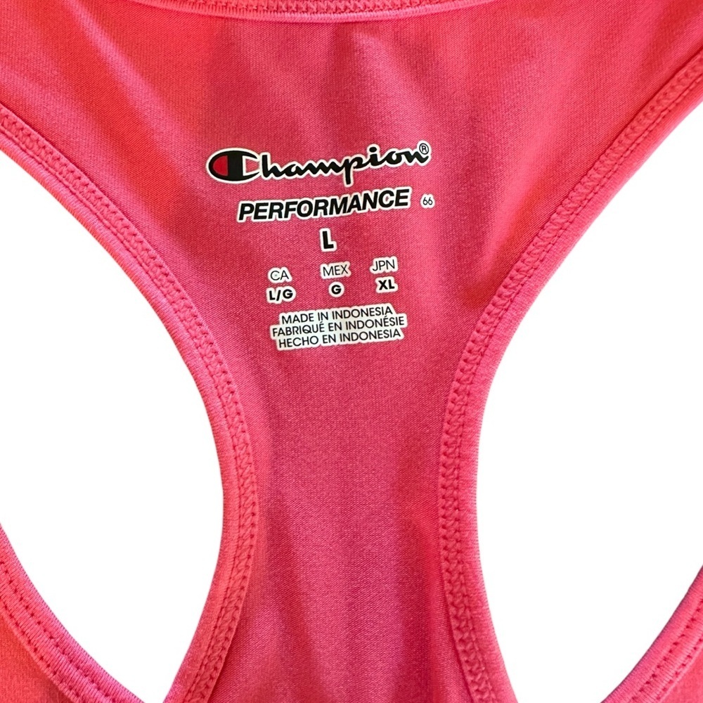 Champion Women's Pink Vapor Tank Top Size Large - Picture 4 of 5